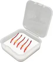 5 Pieces Worm Fly for Fly Fishing Freshwater Saltwater Portable Outdoor Earthworm Fly High Carbon Steel Hooks Fishing Tackle