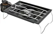 Outdoor Stove,Portable Grill Cooking Burner - Multi-functional Lightweight Outdoor Cooker, Backpacking Burner Cooking Accessories for RV Travel Camping Survival