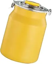 CATIEBYE Stainless Steel Rice Storage Container Sealed Multi Function Food Bucket for Rice Flour Grains Lightweight Easy to Move Organize Your Kitchen
