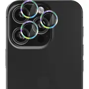 EFM Camera Lens Screen Armour for iPhone 16 Pro/16 Pro Max (Rainbow)