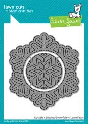 Lawn Fawn Outside In Stitched Snowflake Die