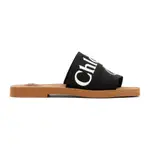 [Chloe] Chloe-Black Woody Open-Toe Sandals-Donna 36 IT