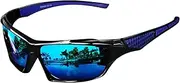 Men's Polarized Sunglasses, Comprehensive Protection Sun Glasses, Comfortable Fashion Shades, Outdoor Sports Eyewear for Driving, Fishing, Running, Cycling, Built to Last Use