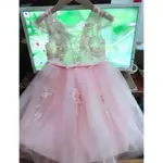 斑馬紋童裝～預購女童花童服小禮服洋裝