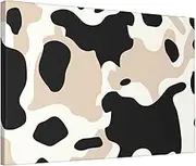 JHLMN Wall Art For Living Room Canvas Artwork Paintings Cow Spot Wall Decorations Poster Vintage Wall Art Prints Decor For Bedroom Bathroom Home Office Wall Decor 12 X 18 Inch