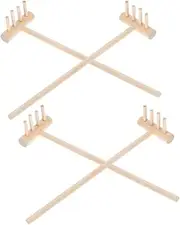4pcs Mini Wood Rake Sand Rake Sandbox Rake Mini Rake Crafts Sand Tools Table Mini Rakes Miniature Garden Tools Sandbox Miniature Rakes Sandbox Mini Rake Mini Rake Tools Khaki