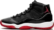 [Nike] Big Kid's Jordan 11 Retro Jubilee 25th Anniversary Blk/Multi-Color(378038 011), Black/White-varsity Red, 4 Big Kid