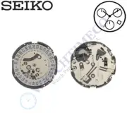 Original SEIKO 6T63 / 6T63A Quartz Watch Movement Chronograph Date at 4:30