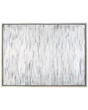 Empire Art Direct Gray Field II Textured Glitter Hand-Painted Framed Canvas Wall Art