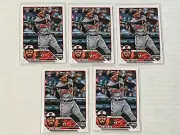 2023 Topps Update Joey Ortiz Rookie Debut Lot x5 Base Baltimore Orioles