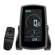 TDR Yolin YL80C LCD Colorful Instrument Display for eBikes EMTB 52V 48V Meter with Battery Indicator and Speed Functions