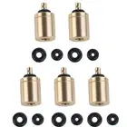 Essential Gear 5pcs Gas Refill Adapters for Stove Cylinder Butane Canisters