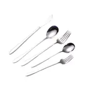 1Set Cutlery Set 304 Stainless Steel Dinnerware Silverware Flatware Set Dinner Knife Fork Spoon