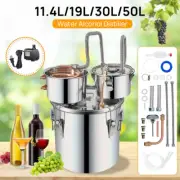 19L 30L 50L Alcohol Distiller Water Spirit Boiler Home Brew Copper Alcohol Still