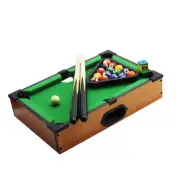 Mini Wooden Pool Table Billiard Game Set