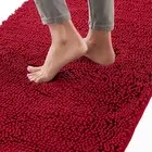 Bath Rug Mat 60x24, Thick Soft Absorbent Chenille, Quick Dry Microfiber Mats,...