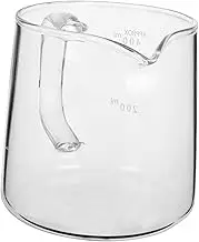 iplusmile Heat Resistant Borosilicate Glass Coffee Carafe Clear Hand Brewed Coffee Pot and Home Use Brew Strength for Sharing with Family and Friends