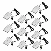 10*Dental Surgical Medical LED Head Light for 3.5 X Binocular Loupes Silver WA