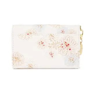 日本 PAUL & JOE ACCESSOIRES Chrysantheme 名片夾/ Ivory