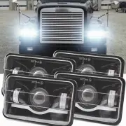 4X LED Headlights For Freightliner FLD120 FLD112 4''x6'' Light Hi/Lo Sealed Beam (for: Isuzu)