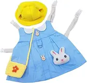 Rabbit Dressing Supplies Pet Hat Ornament Set Stylish Pet Accessories for Short Haired Pets Breathable Pet Harness Suit Random Style