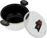 Stew Pot | Big Pots for Cooking - Pressure Spill-Proof Canning Simmer Cookware for Electric Stove Induction Dining Beans Meat Stews