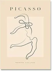 Pablo Picasso《The One Dancers》Poster and Prints Pablo Picasso Canvas Wall Art Pablo Picasso Painting for Home Decor Wall Picture 40x60cm No Frame