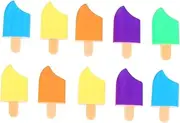 LAPYAPPE 10Pcs Popsicle Highlighters Color Fluorescent Marker Pens for School Party Favors Bright Cartoon Design for Back to School Smooth Writing with No Ink Leakage Random Color