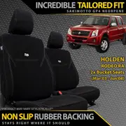 Holden Colorado RA - GP4 Neoprene 2x Front Seat Covers (Made to Order)