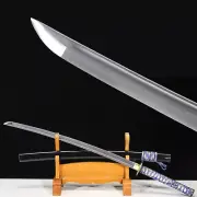 Japanese Katana Handmade Medium Carbon Steel Canrong Full Tang Samurai Sword