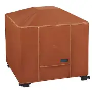Gas Fire Pit Cover Square 28 inch Waterproof Heavy Duty Patio Firepit Cover S...