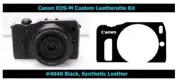 Camera Replacement Skin Cover w/Video instr【Canon EOS M】 from JAPAN