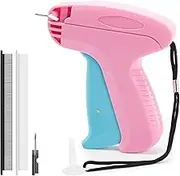 Stitch Gun for Clothes, Quick Clothing Fixer, Tagging Gun for Clothing, Sewing Kit Comes with 2 Fine Needles, 1000 Black & 1000 White Fasteners, Quick Stitch Sewing Gun Tag Gun for Clothes
