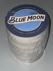 Blue Moon Bar Coaster 2-sided NEW Sealed 4” - Pack of 100