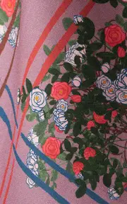 [Sophie Williamson Design] La Vie en Rose Square Cotton Tablecloth