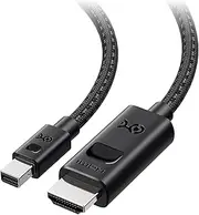 Cable Matters 8K Mini DisplayPort to HDMI Cable with 8K 30Hz or 4K 120Hz Support in Black 1.8m / 6ft