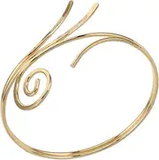 [VINTORKY] Geometric Armband Arm Cuff Jewelry For Women Minimalist Arm Cuff Shell Arm Cuff Travel Photo Jewelry Bands Arm Cuff For Women