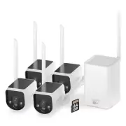 Swann MaxRanger4K Solar 4 Camera Security System with Longest Range Wireless
