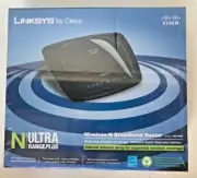 Linksys by Cisco WRT160N Black N Ultra Range Plus Wireless N Broadband Router