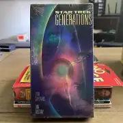 New Sealed Star Trek: Generations (VHS, 1995) William Shatner, Patrick Stewart