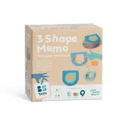 BS Toys Wood 3 Shape Memo Active Kids/Children Active & Outdoor Toys 6x6cm 5y+