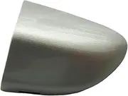 Left Right Front Door Handle Lock Cylinder Cover Lid Trim,Compatible for VW Passat B6 B7 R36 2006-2011 CC 2009-2017 3C0837879 3C0837880(LA7W Reflex Silver-L)