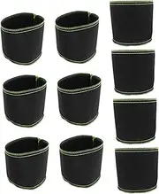 HANABASS 10pcs Non-Woven Potato Plants Nonwoven Pot Nonwoven Fabric Pots Fabric Plant Grow Bags Garden Supplies Nursery Growing Bags Gardening Planter Black Non-Woven Fabric