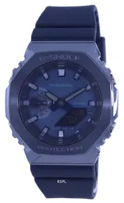 Casio G-SHOCK World Time Metal Covered Alarm Timer GM-2100N-2A 200M Mens Watch