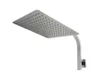 300Mm Rainfall Shower Head Stainless Steel Shower Arm Gooseneck Wall Mounted ...