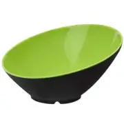 G.E.T. B-789-*/BK 6 ea - Brasilia 1.1 Qt 10" Round Cascading Melamine Bowl