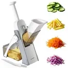 Safe Mandoline Slicer, Potato Chip Slicer Maual Vegetable Food Cutter Adjusta...
