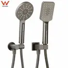 KYLINS Hand Held Shower Head Set 3-Mode Spray Bathroom Shower Handset Gun Metal