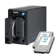 Qnap TR-002 Das Storage 2-BAY HDD 4TB (2x2TB) Raid Slot Double 3,5 "