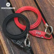 RockBros Bicycle Lock Stainless Cable Password Lock Lightweight Bike Helmet Lock